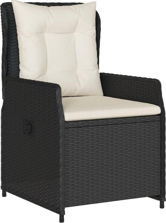 Image du produit vidaXL Meuble de jardin Ensemble de jardin 7pcs gris clair Poly rotin (160 cm)