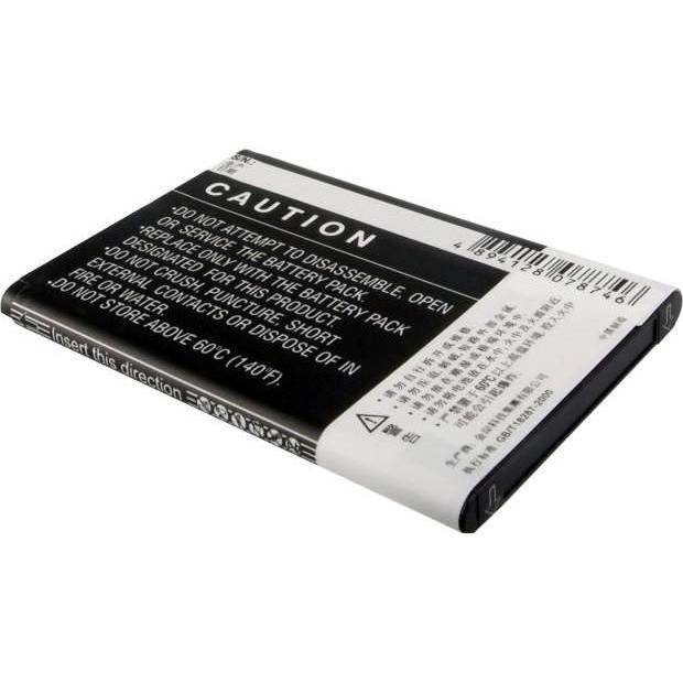 CoreParts Battery for Lenovo Mobile (Akku), Mobilgerät Ersatzteile, Schwarz