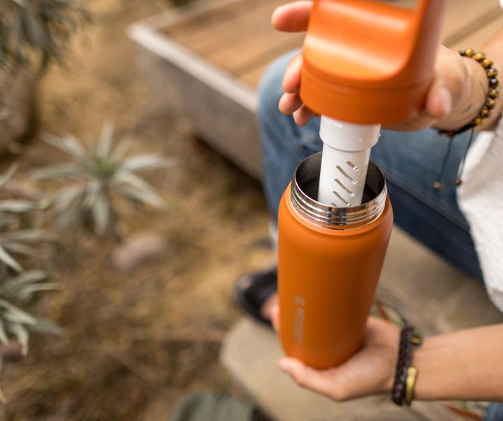 Produktbild LifeStraw Go Steel 1-Liter (nordic noir) (1 l)