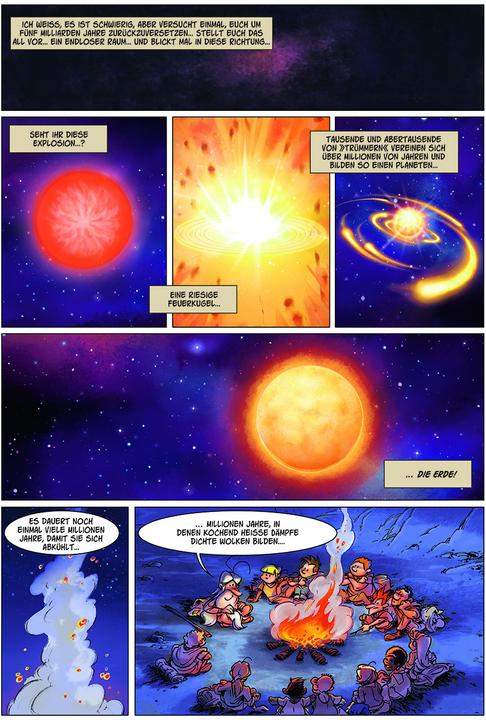 Produktbild Es war einmal... der Mensch. Band 1 (Deutsch, Afroula Hadjiyannakis, Jean Barbaud, Jean-Charles Gaudin, 2017)