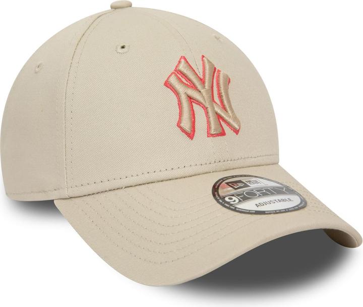 Actual product image New Era 9Forty Strapback Cap - Outline New York Yankees