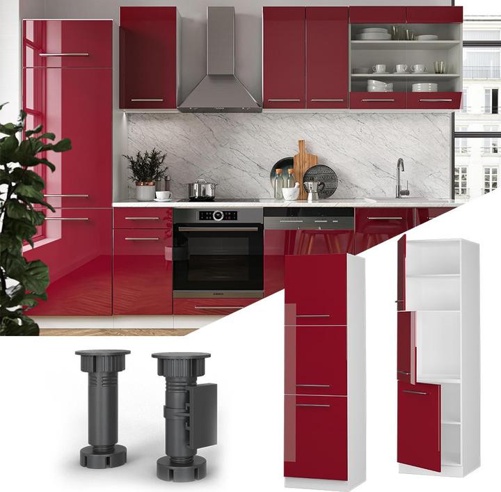 Produktbild Vicco Herdumbauschrank Fame-Line (60 x 58 x 206.80 cm)