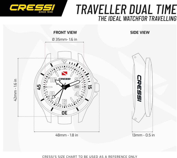 Productafbeelding Cressi Reiziger (Analoog horloge)