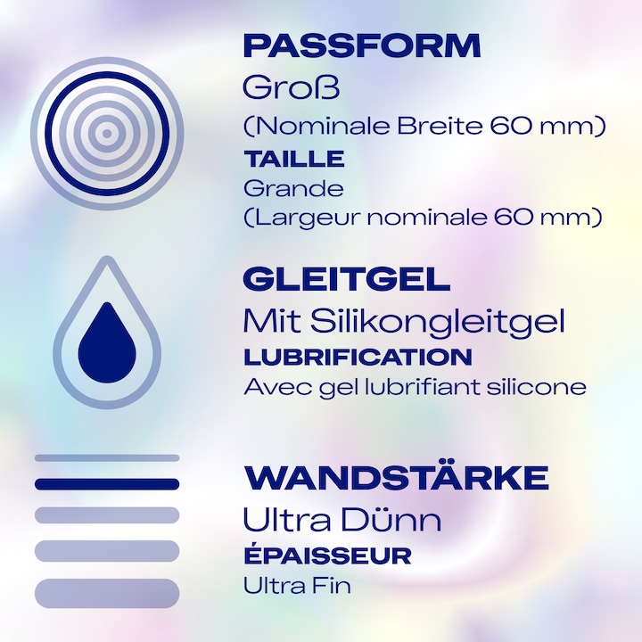 Actual product image Durex Hautnah XXL (8 pcs.)