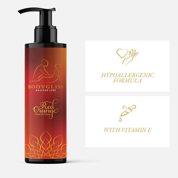 Image du produit Bodygliss Massage Collection Silky Soft Oil Red Orange 150 ml (150 ml)