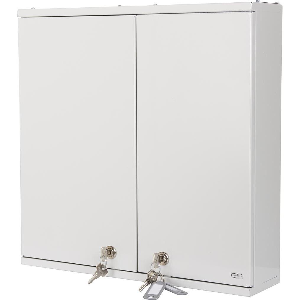 Metz Connect 150330BA24-E OpDAT Wandverteiler M 24xSC-D OM3 Keramik aqua VIK, Server Zubehör, Grau