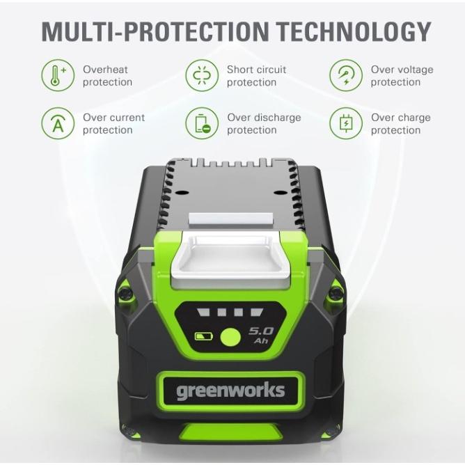 Thumbnail - Greenworks, Werkzeugakku + Ladegerät, G40B5 (40 V)