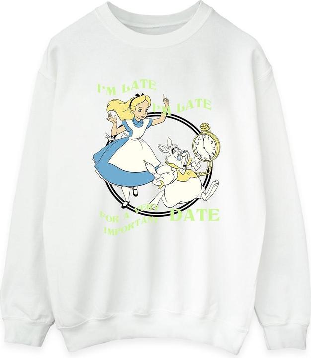 Produktbild Disney Alice im Wunderland I'm Late Sweatshirt (XXL)
