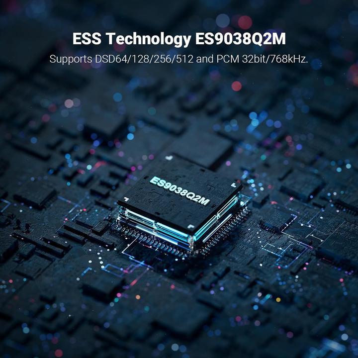 Actual product image Fosi Audio DS1, 32-Bit/768 kHz DAC und Kopfhörerverstärker