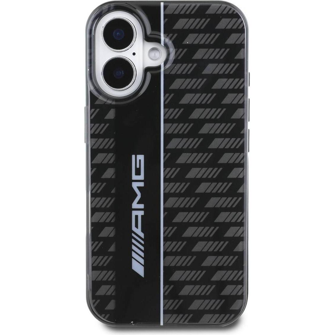 AMG Carbon Pattern Case (Apple iPhone 16), Smartphone Hülle, Schwarz