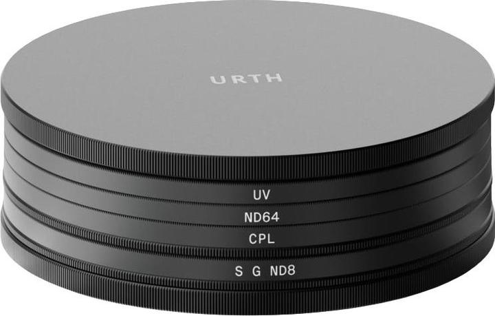 Actual product image Urth 49mm UV, Circular Polarizing (CPL), ND64, Soft Grad ND8 Lens Filter Kit (Plus+) (49 mm, UV filter)