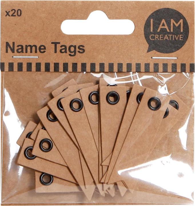 Produktbild I Am Creative Namensanhänger (Geschenkverzierung, 20 x)