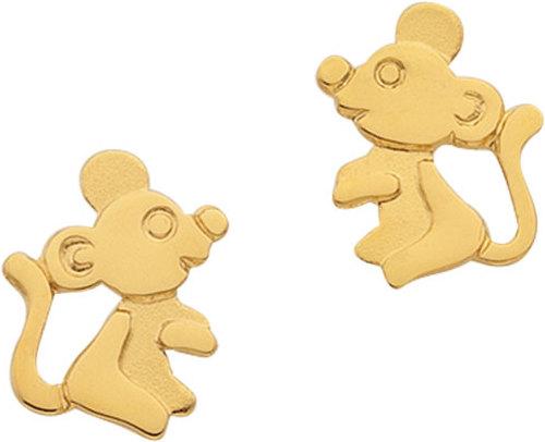 Actual product image Muau Stud earrings (Gold, 18K 750)