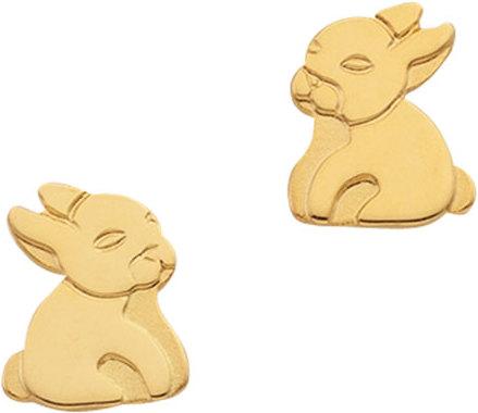 Produktbild Muau Ohrstecker (Gelbgold)