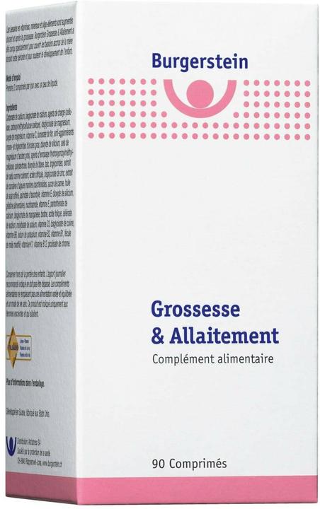 Burgerstein Grossesse et allaitement (90 comprimés) (1 pièce(s), Cachets, 166 g)