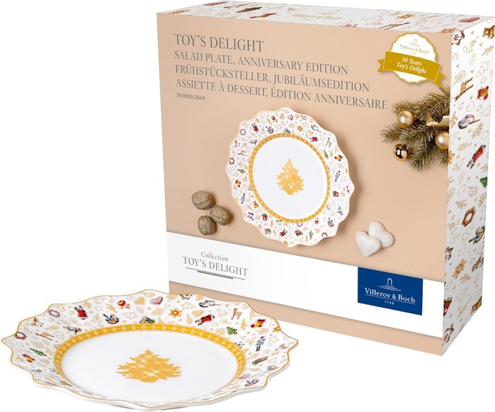 Actual product image Villeroy & Boch Breakfast plate, anniversary edition Toy's Delight (1 x, 24.40 cm)