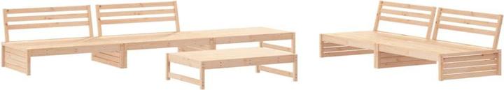 Produktbild VidaXL 6-tlg. Garten-Lounge-Set Massivholz Kiefer,Material