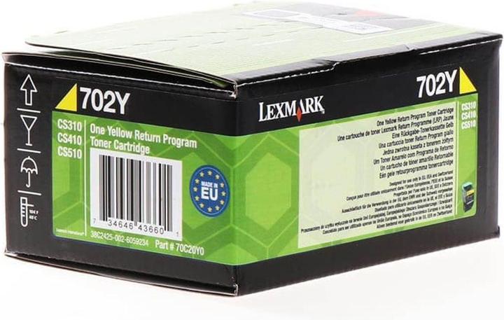 Image du produit Lexmark 70c20y0 (Y)