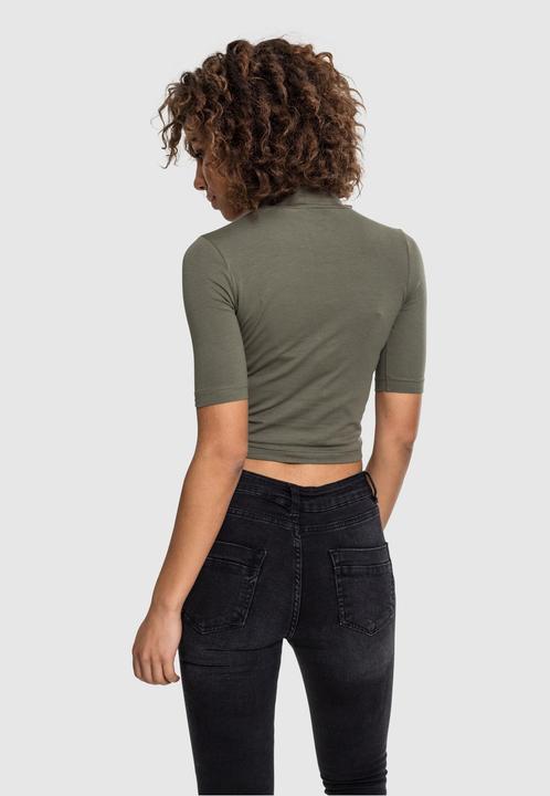 Produktbild Urban Classics Ladies Cropped Turtleneck Tee (L)