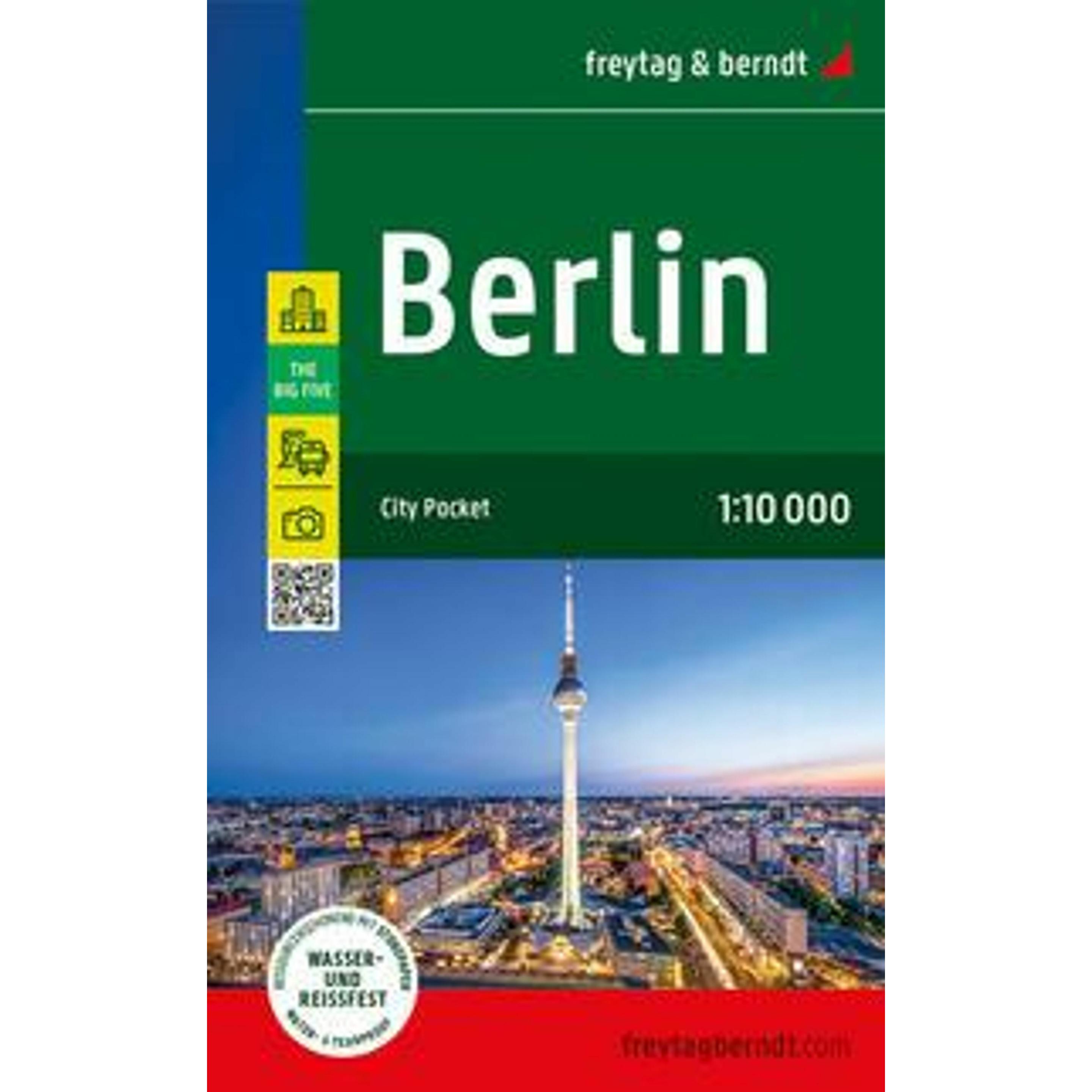 Freytag-Berndt Berlin, Stadtplan 1:10.000, freytag & berndt (30381240)