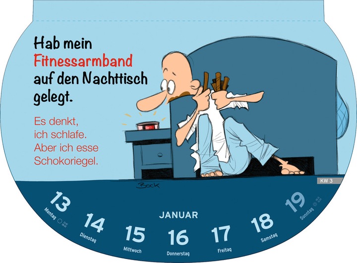 Immagine prodotto Heye Calendario illustrato Dumme Sprüche (21 x 29 cm, Copertina rigida, Tedesco)
