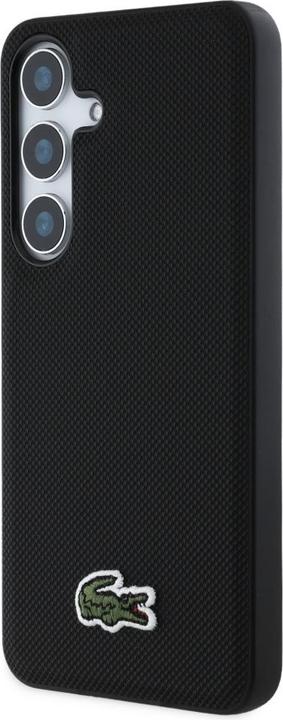 Image du produit Lacoste Case Iconic Petit Pique Woven Logo CBDY Strap MagSafe to Samsung Galaxy S25 black