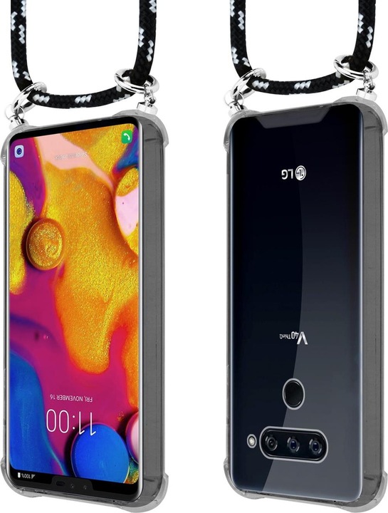 Produktbild Cadorabo TPU Handy Kette SILBER Cover