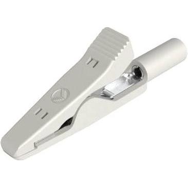 SKS MA 1 Connettore in miniatura bianco Campo di serraggio max: 4 mm Lunghezza: 41,5 mm 1 pz., Cavo + Spina elettrica, Bianco