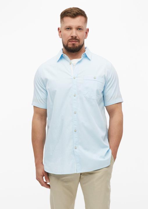 Produktbild s.Oliver Regular Fit: Fein strukturiertes Kurzarmhemd (3XL)