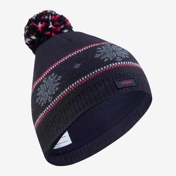 Immagine prodotto Wedze Cappello da sci per bambini fiocchi di neve - jacquard blu
