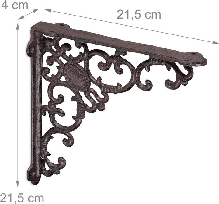 Immagine prodotto Relaxdays 2x staffe-per-mensole