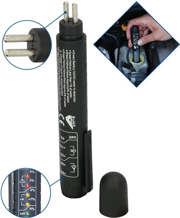 Actual product image Brilliant Tools Brake fluid tester