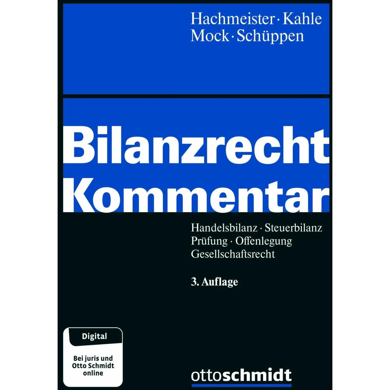 Thumbnail - Bilanzrecht Kommentar, Ratgeber von Holger Kahle, Dirk Hachmeister, Sebastian Mock, Matthias Schüppen, Hachmeister/Kahle...