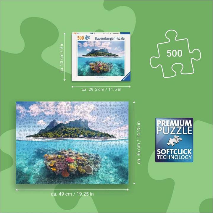 Image du produit Ravensburger Paysage aquatique insulaire (500 pièces)