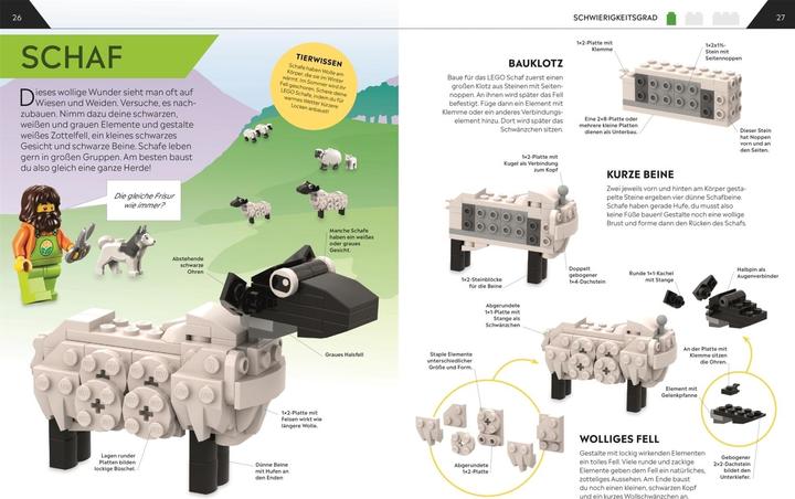 Produktbild Lego Bauideen - Tiere (Deutsch, Hannah Dolan, Jessica Farrell, Michael Schmidt, 2023)