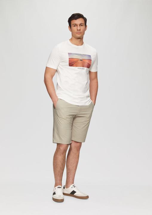 Immagine prodotto S.Oliver Bermuda Chino-Shorts aus Baumwollstretch in melierter Optik (29)