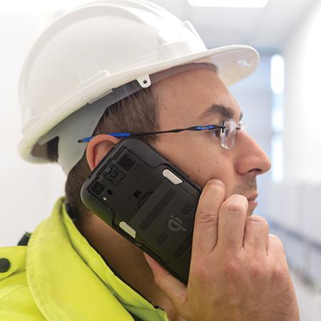 Produktbild Datalogic Full Touch PDA, EMEA + ROW, Wi-Fi + LTE, Ultra-slim 2D Imager w / Spot, Android v8.1, w/o GMS, Color (QR-Code)