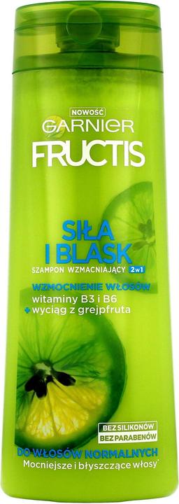 Produktbild Garnier New Fructis Strength And Shine Shampoo For Normal Hair 400Ml (400 ml, Flüssiges Shampoo)