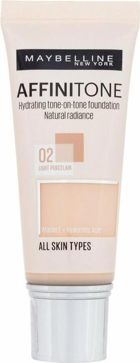 Actual product image Maybelline New York Affinitone (02 Light Porcelain)