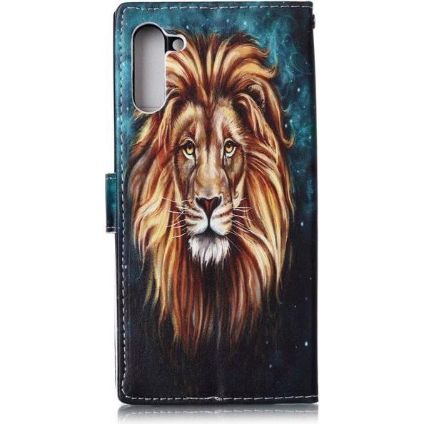 Thumbnail - MU Style Leder Bookcover Image Series (Samsung Galaxy Note 10), Smartphone Hülle, Mehrfarbig