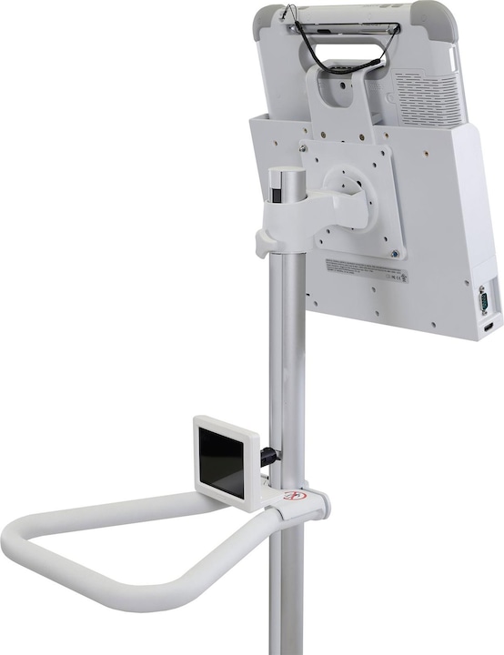 Productafbeelding Ergotron Pole Cart - Trolley voor LCD-scherm/tablet - helder wit - schermgrootte: tot 61