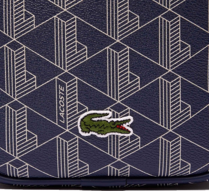 Actual product image Lacoste The Blend Vertical Monogram Camera Bag