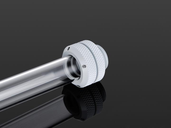 Actual product image Bitspower Multi-link adapter connection straight G1/4 inch male to 12mm male hardtube