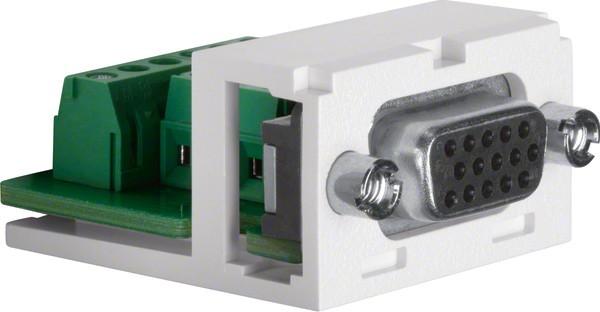 Produktbild Berker 1994 VGA Modul Zubehör polarweiss/schwarz