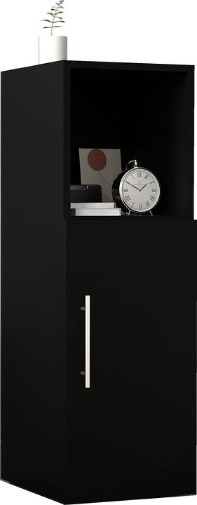 Produktbild VCM Nachtschrank | Masse ca. H. 90 x B. 30 x T. 35 cm | Beistelltisch mit Drehtühr | Nachttisch - Narila (30 x 35 x 90 cm)