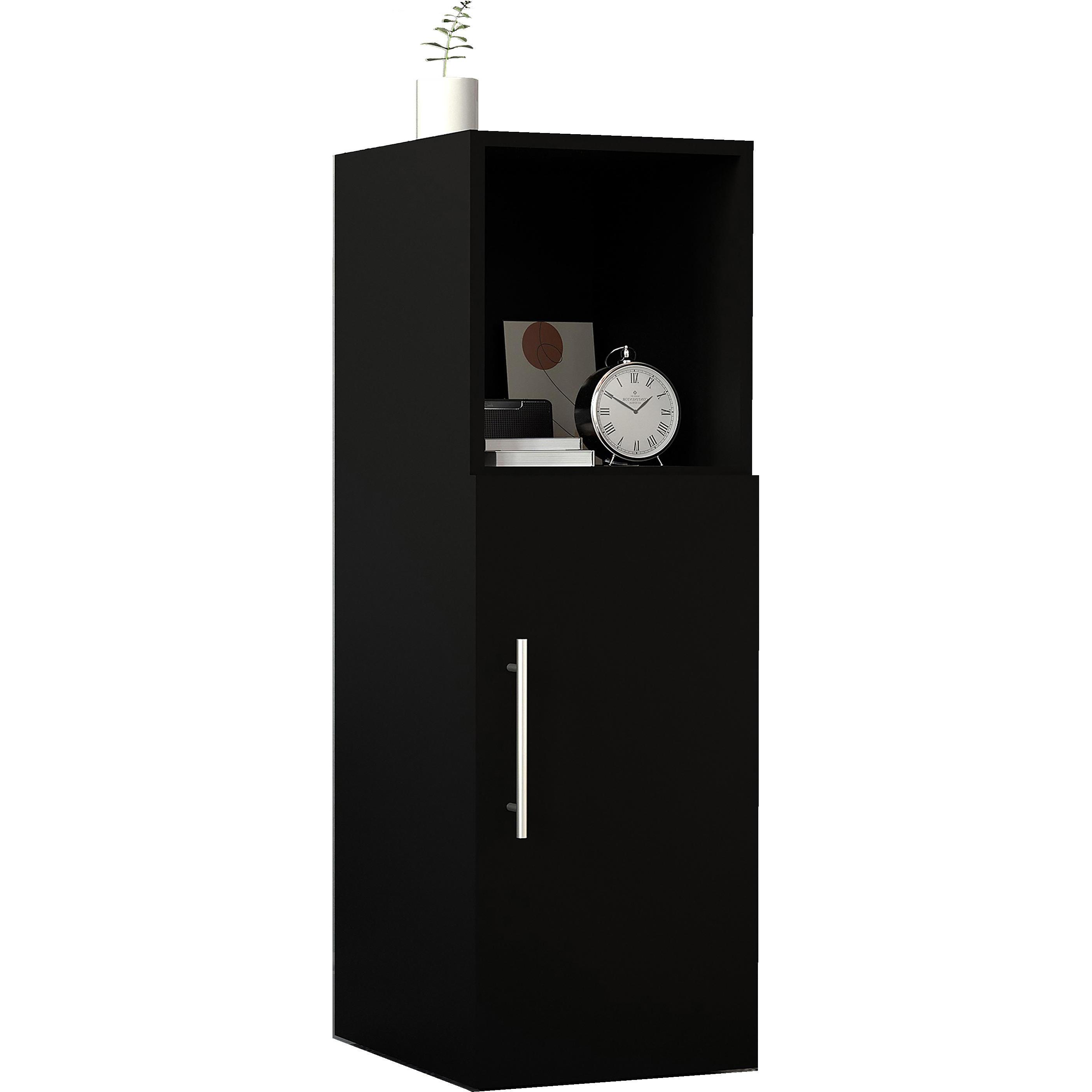 Thumbnail - VCM, Nachttisch, Nachtschrank Masse ca. H. 90 x B. 30 x T. 35 cm Beistelltisch mit Drehtühr Nachttisch - Narila