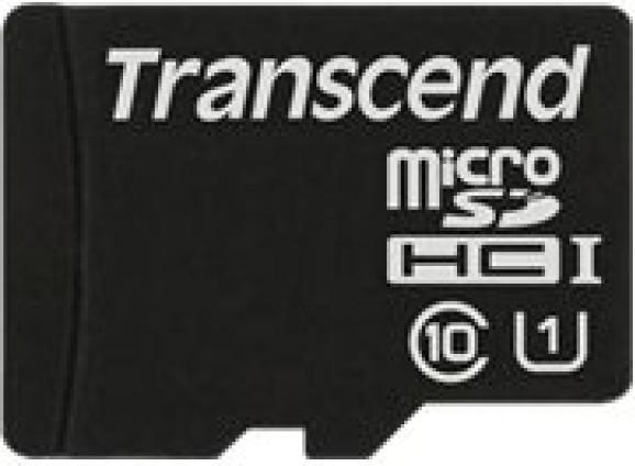 Actual product image Transcend 16GB MICROSDHC CLASS 10 UHS-I (16 GB, microSDHC, U1, UHS-I)