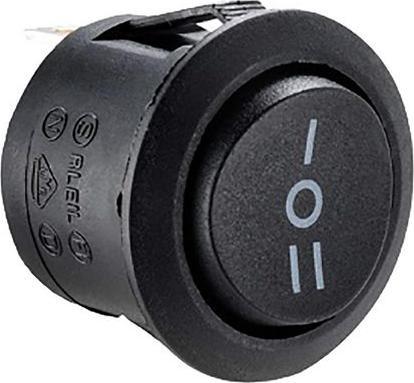 RS PRO Switch round rocker 0-1 centre-off
