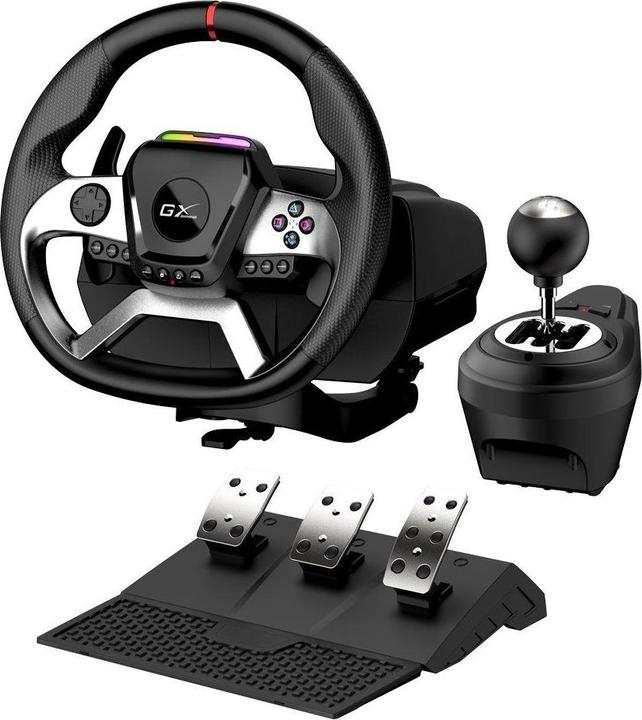 Genius GX Gaming Wheel Speedmaster X5 USB -Lenkung schwarz (PC, PS4, Xbox One S)