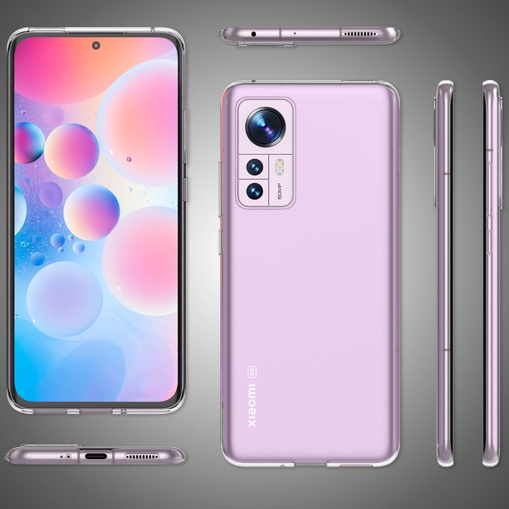 Produktbild Nalia Klare Transparente Silikon Hülle (Xiaomi 12)